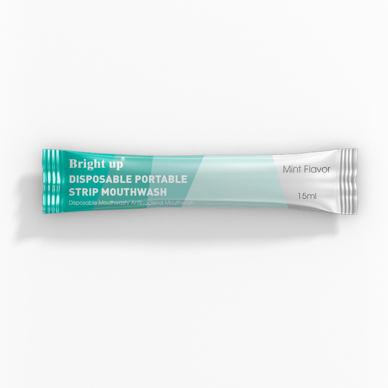 Mint Flavor Alcohol Free Mouth Wash Liquid With Sachet Bag 10ml Private Label