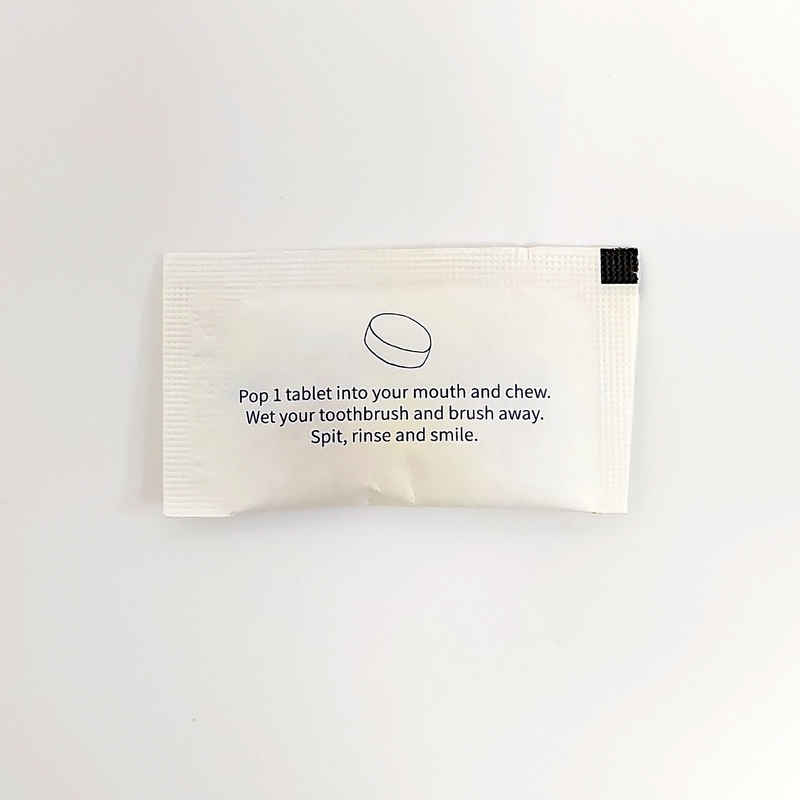 Hotel Travel Size Teeth Whitening Tablets Solid Toothpaste Organic Bad Breath Remover Mouth Wash Pill Mint