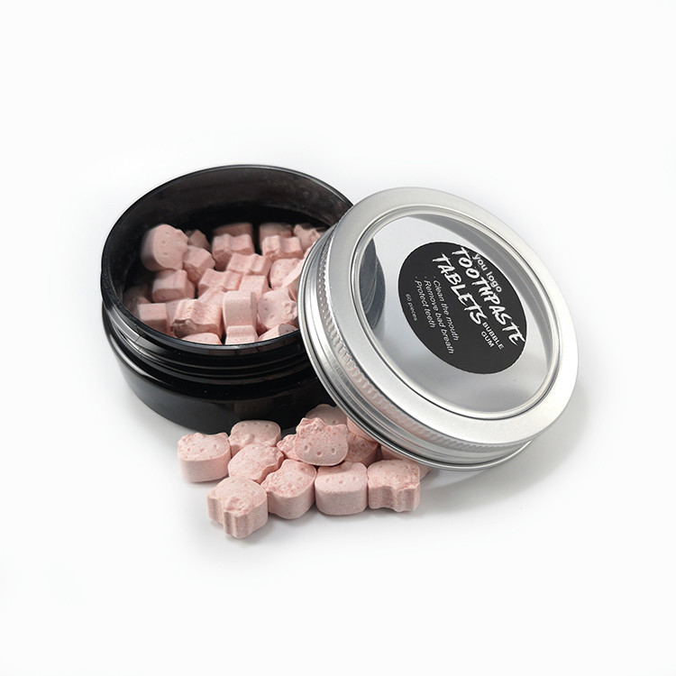 OEM Portable 50g Teeth Whitening Tablets With Fluoride Oral Cleaning Toothpaste