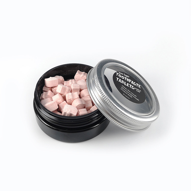 OEM Portable 50g Teeth Whitening Tablets With Fluoride Oral Cleaning Toothpaste