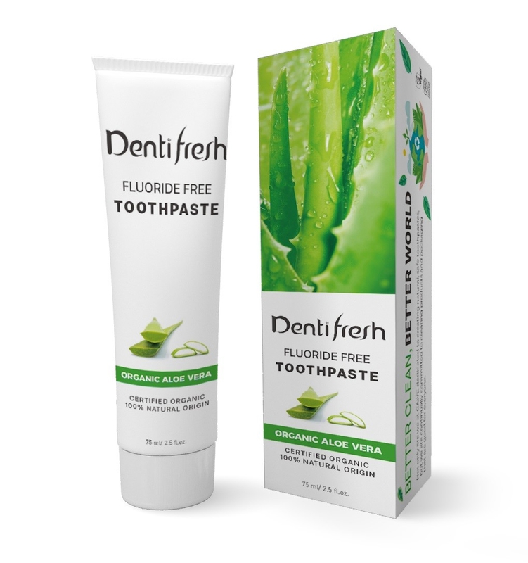 Organic Oral Care Toothpaste Aloe Vera Teeth Whitening Baking Soda Natural Plant Extracts Sls Free