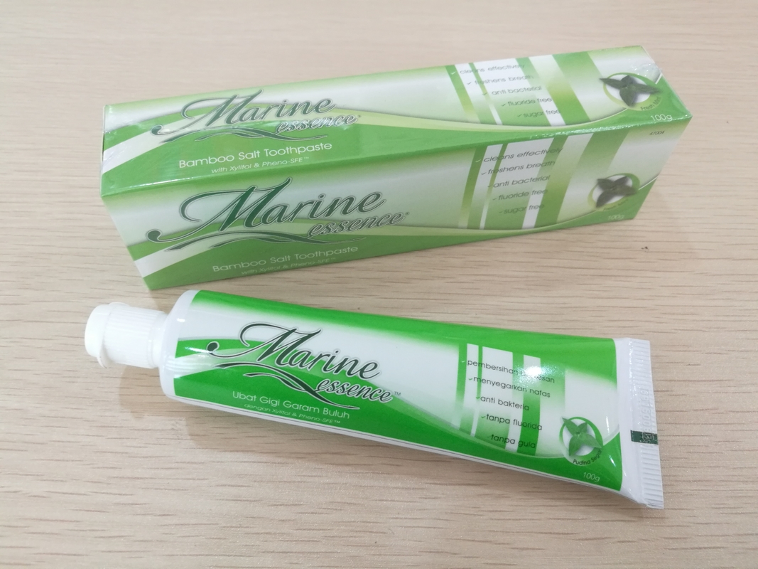 OEM Oral Hygiene Bamboo Salt Toothpaste Sodium Fluoride 3 Year Shelf Life