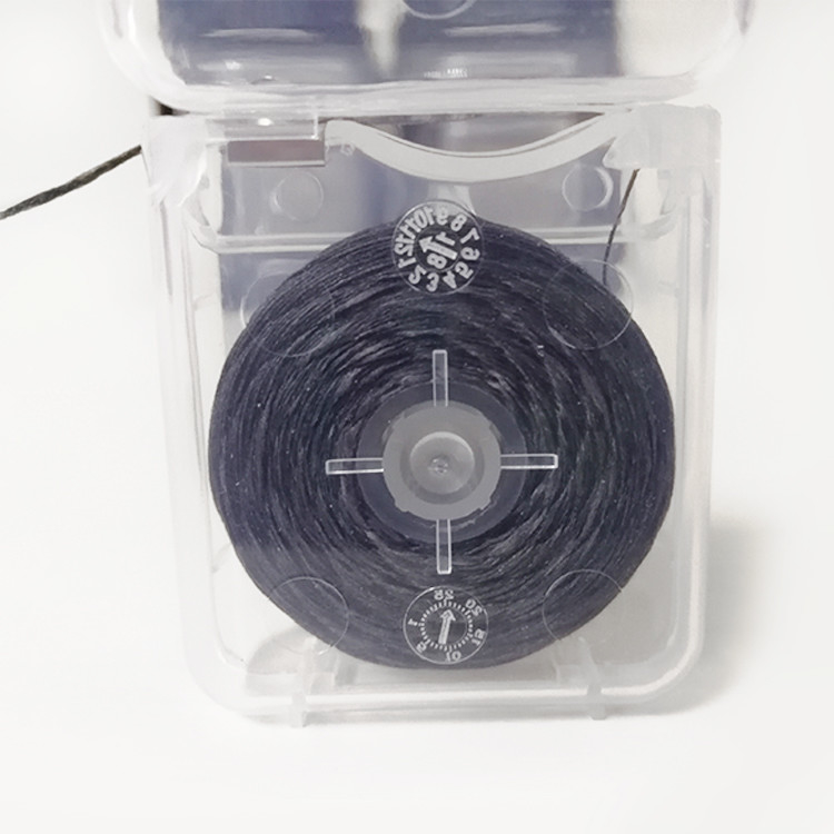 Portable Private Label Bamboo Charcoal Dental Floss Nylon Material 50 Meter Mint Flavor