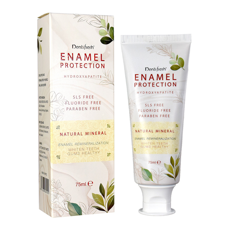 Organic Oral Care Toothpaste 110g Tea Flavor Hydroxyapatite Teeth Whitening Natural Plant Extracts