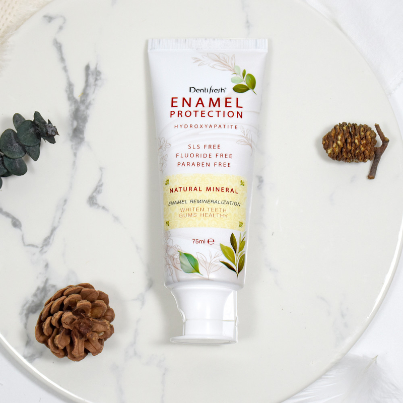 HAP ENAMEL Protection SLS Free Paraben Free Natural Mineral Hydroxyapatite Gums Healthy Whitening Toothpaste