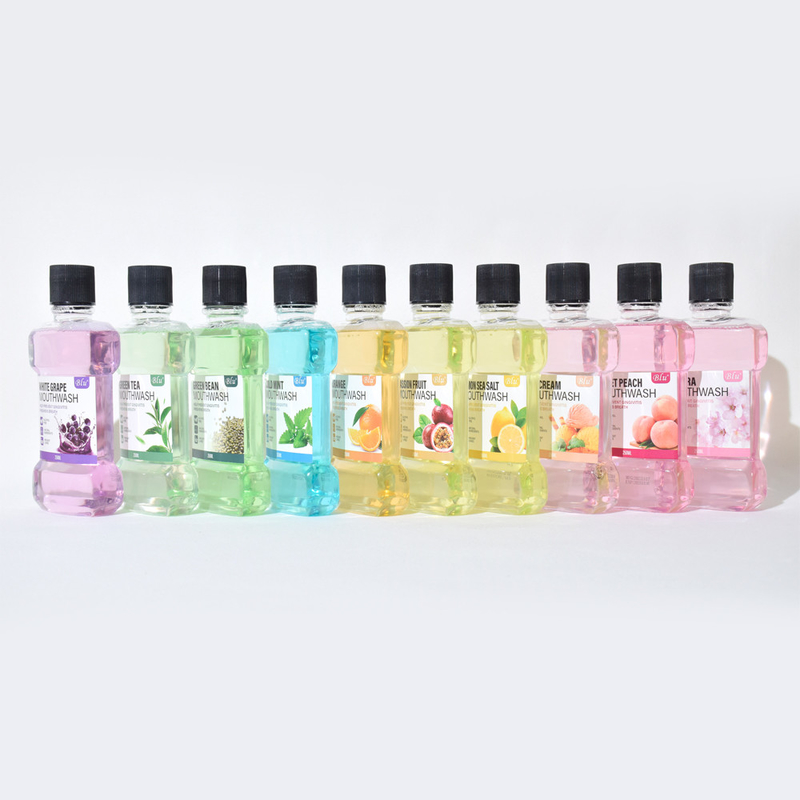 Various Flavors Antiseptic Oral Clean Cool Fresh Non-alcohol Mouthwash For Daily Oral Hygiene
