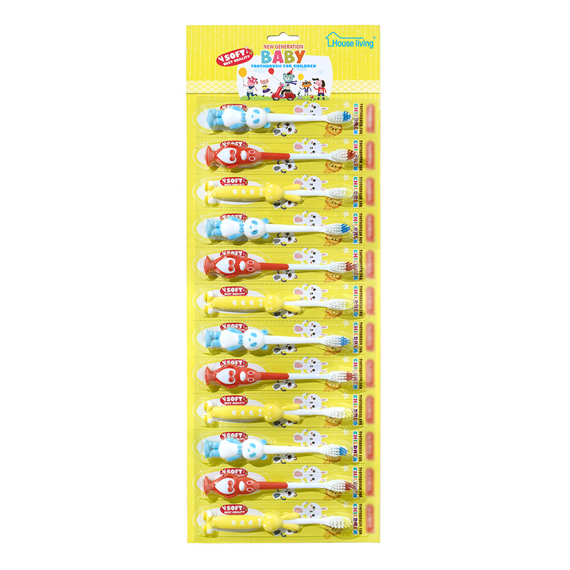 High Quality Medium Bristles Children's Toothbrush Customizable Wholesale Baby Brush for Kids