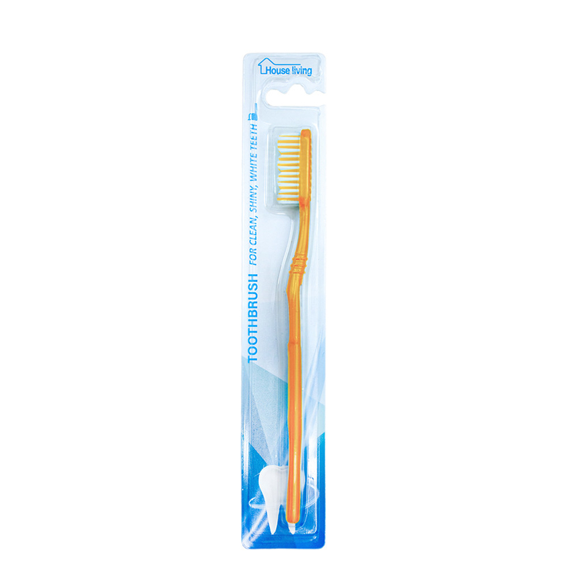 Wholesale Custom Adult Travel Home Hotel Plastic Soft Bristle Home Use Toothbrush In Blister Card