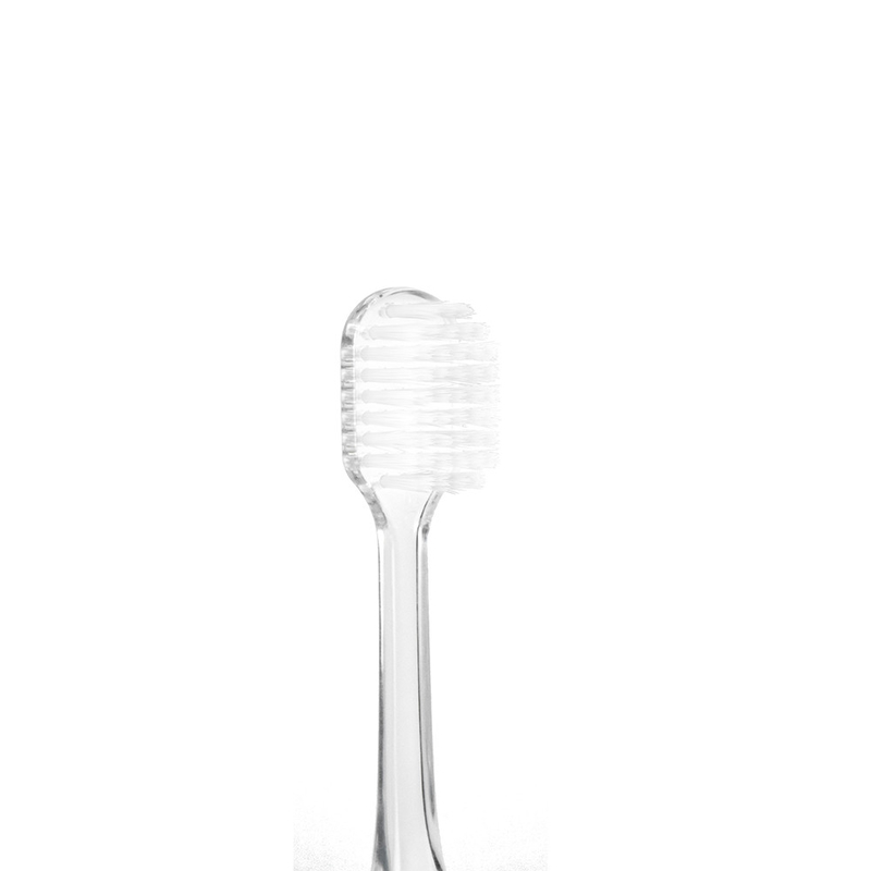 Factory Direct Sale Low Price High Quality Crystal Transparent Colorful Adult Toothbrush Custom Soft Toothbrush