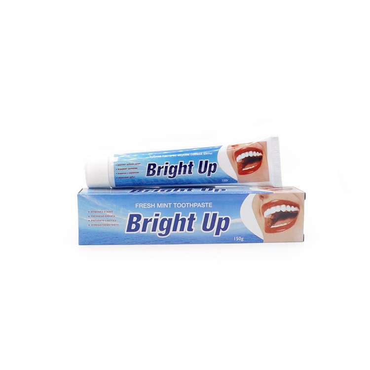 Bright Up Factory Manufacture 150g Mint Flavor Fresh Breath Tooth Teeth Whitening Toothpaste