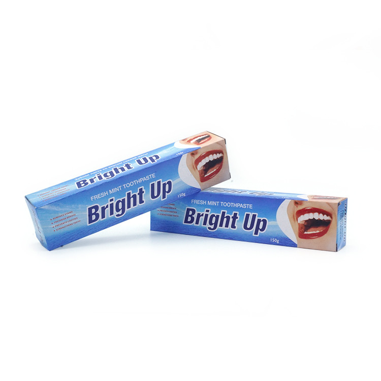 Bright Up Factory Manufacture 150g Mint Flavor Fresh Breath Tooth Teeth Whitening Toothpaste
