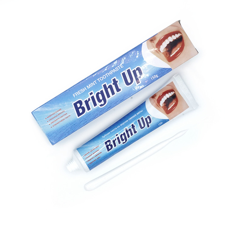 Bright Up Factory Manufacture 150g Mint Flavor Fresh Breath Tooth Teeth Whitening Toothpaste