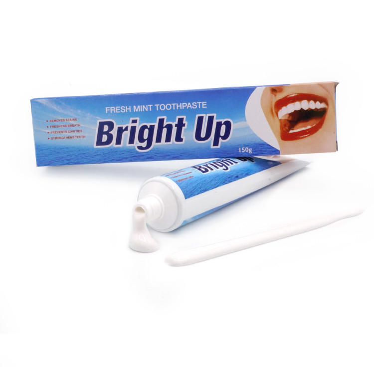 Bright Up Factory Manufacture 150g Mint Flavor Fresh Breath Tooth Teeth Whitening Toothpaste