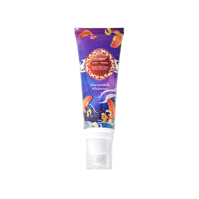 VECMINT HERBAL ESSENCE Niacinamide Whitening  Toothpaste 100g for Healthy Teeth  Hot Sale  Factory Direct Delivery