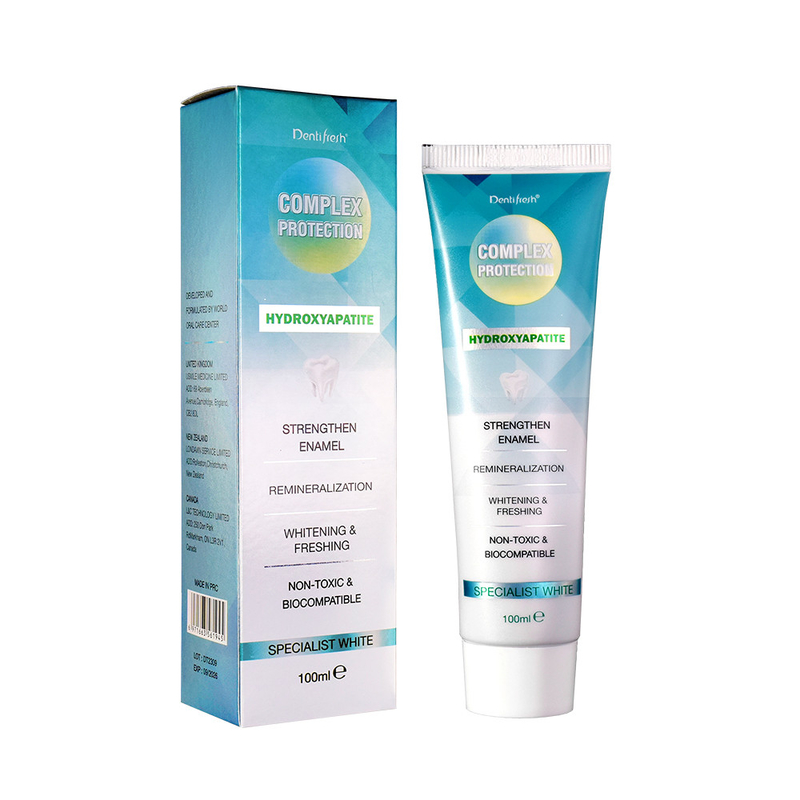 DENTIFRESH 100g Hydroxyapatite Toothpaste Mint Flavor Toothpaste for Adults Custom Logo Toothpaste