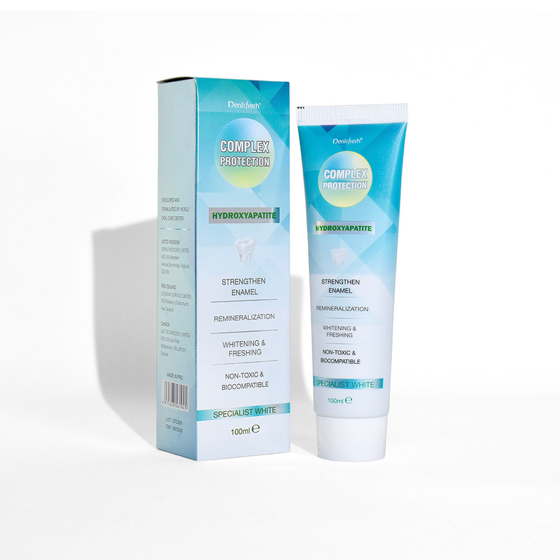 DENTIFRESH 100g Hydroxyapatite Toothpaste Mint Flavor Toothpaste for Adults Custom Logo Toothpaste