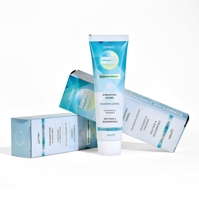 DENTIFRESH 100g Hydroxyapatite Toothpaste Mint Flavor Toothpaste for Adults Custom Logo Toothpaste