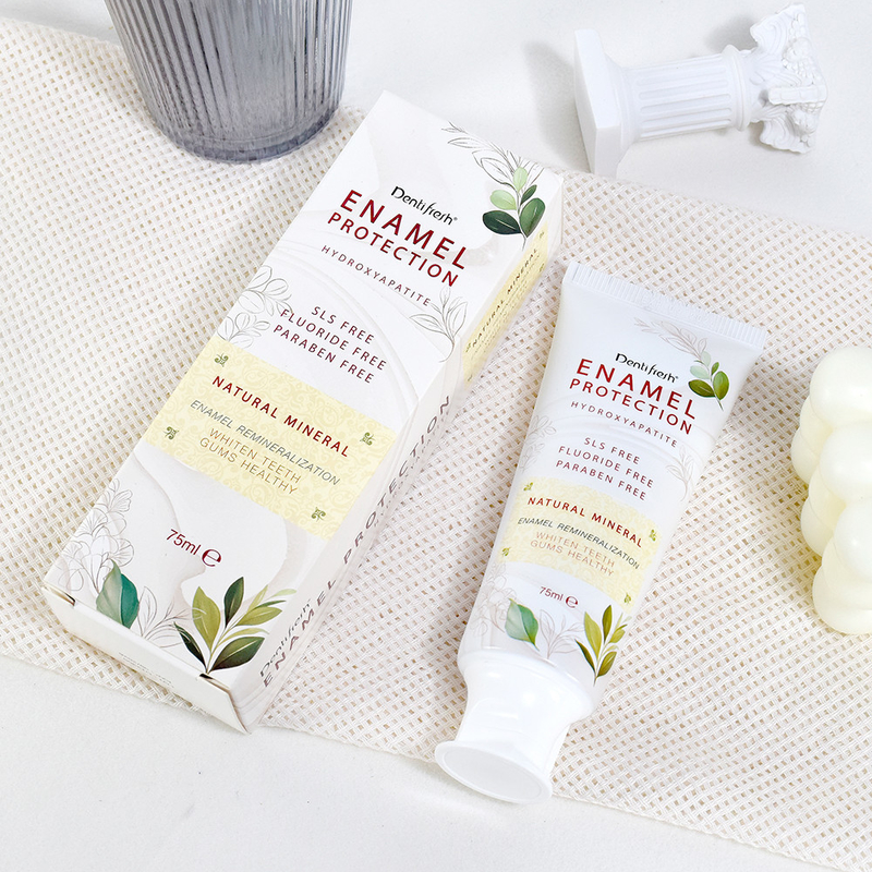 Dentifresh 75ml Toothpaste - Hydroxyapatite SLS - Free Fluoride  Free with Natural Mineral for Enamel Remineralization