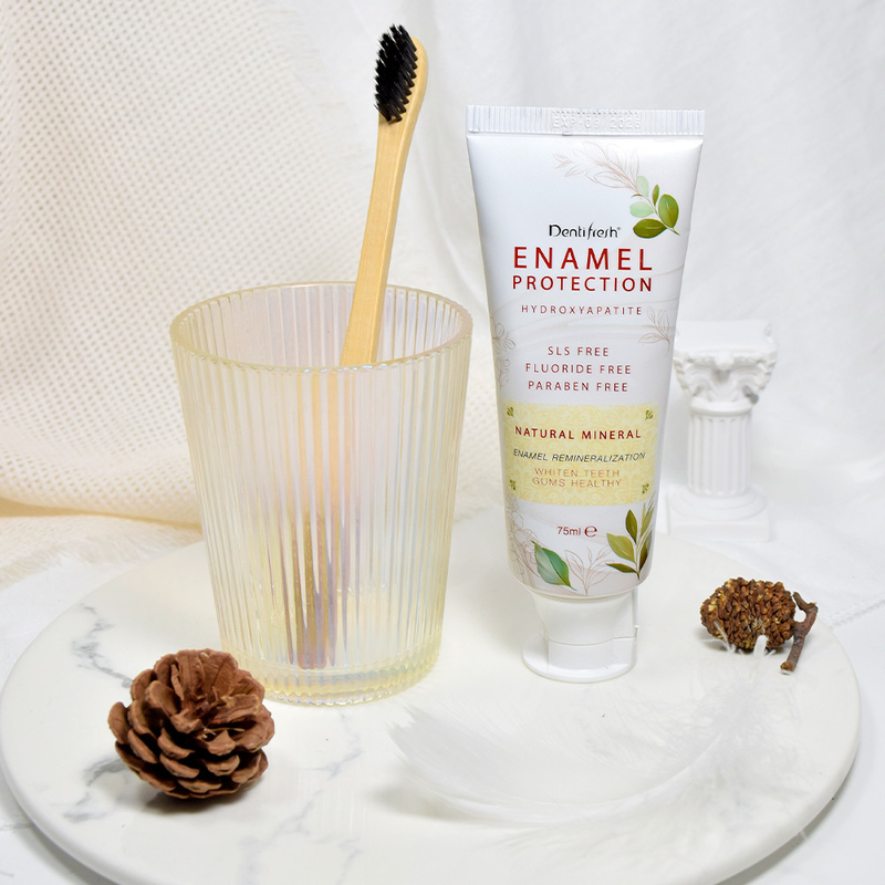 Dentifresh 75ml Toothpaste - Hydroxyapatite SLS - Free Fluoride  Free with Natural Mineral for Enamel Remineralization