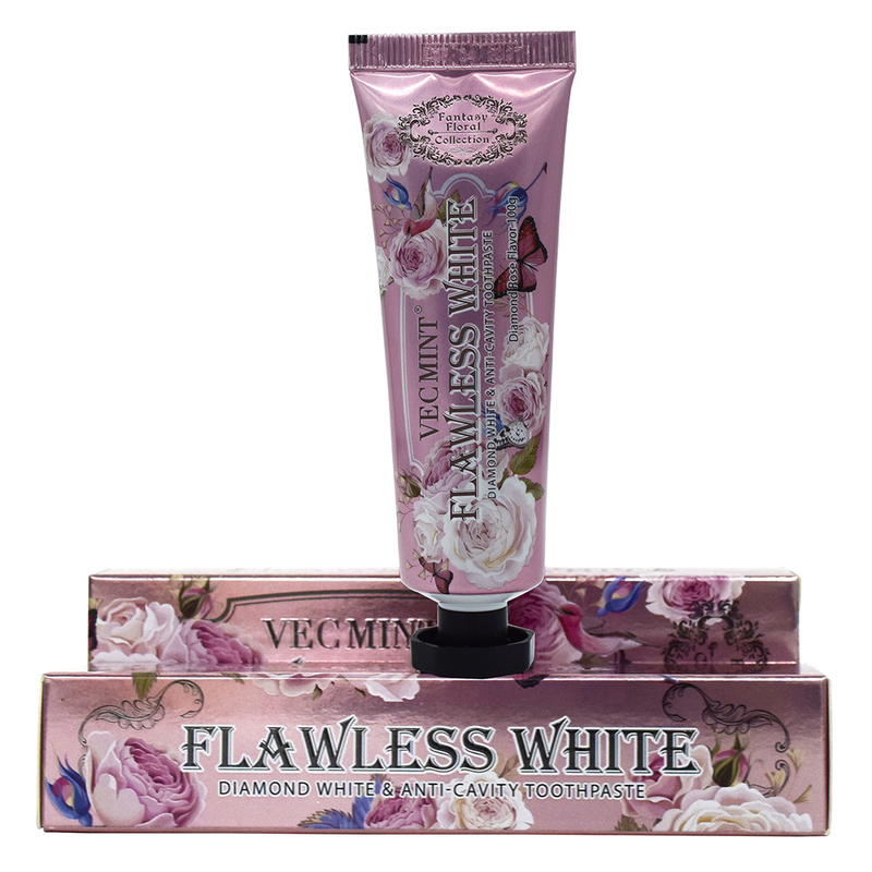 VECMINT rose toothpaste 100g Toothpaste For Healthy Teeth fancy floral collection hot sale factory Direct delivery
