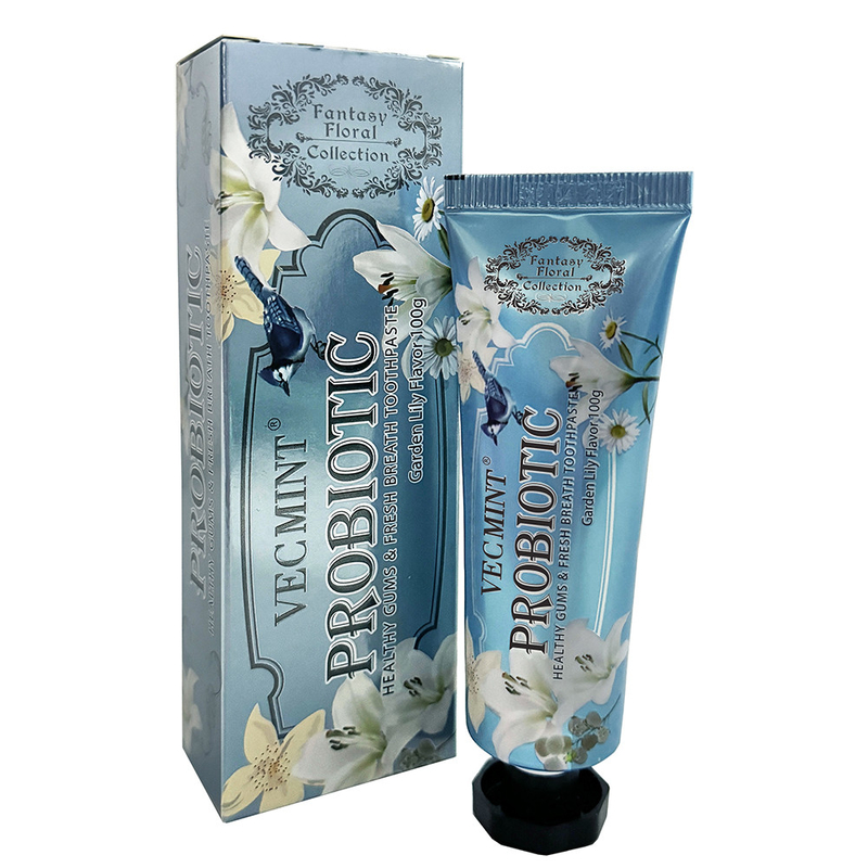 VECMINT Lily Toothpaste 100g Toothpaste for Healthy Teeth Fancy Floral Collection Hot Sale Factory Direct Delivery