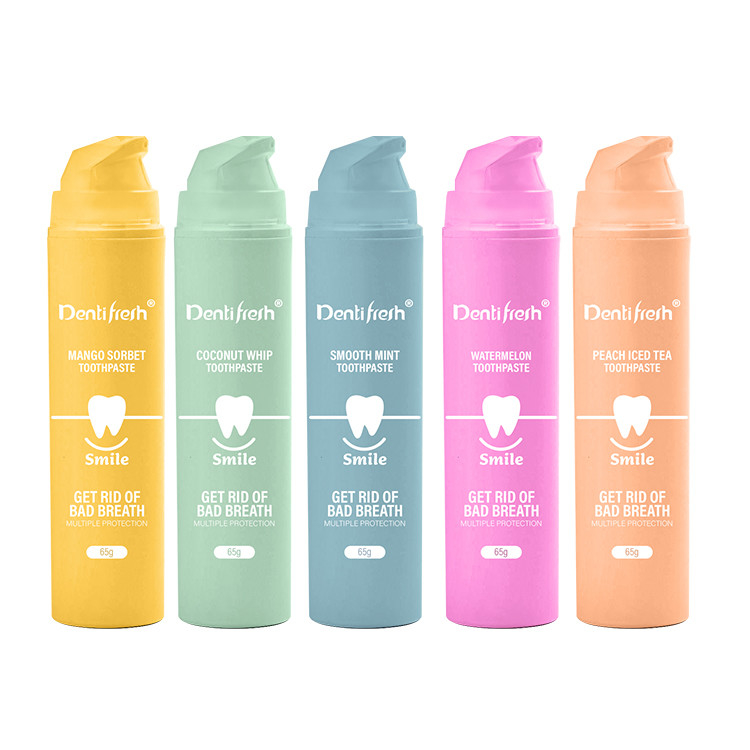 Dentifresh 65g Flavorful Toothpaste Selection: From Smooth Mint to Watermelon - Eliminate Bad Breath for a Fresher Smile