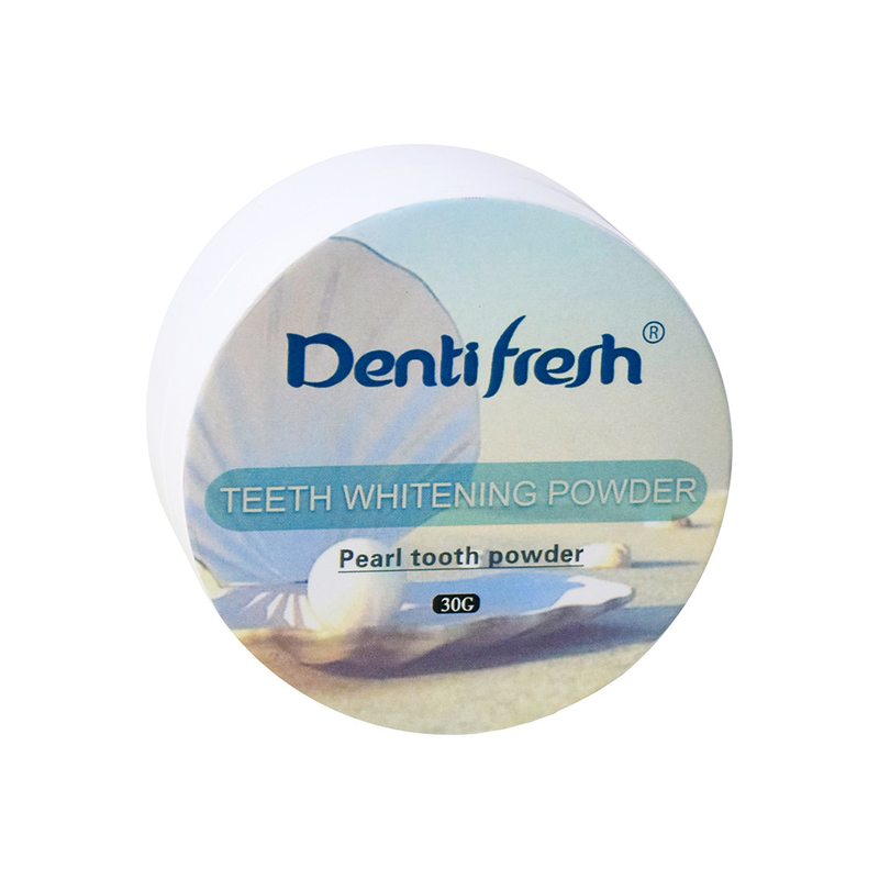 Instant Colour Correcting DentiFresh Purple Tooth Toner Teeth Whitening Powder, 30G, Fresh Mint