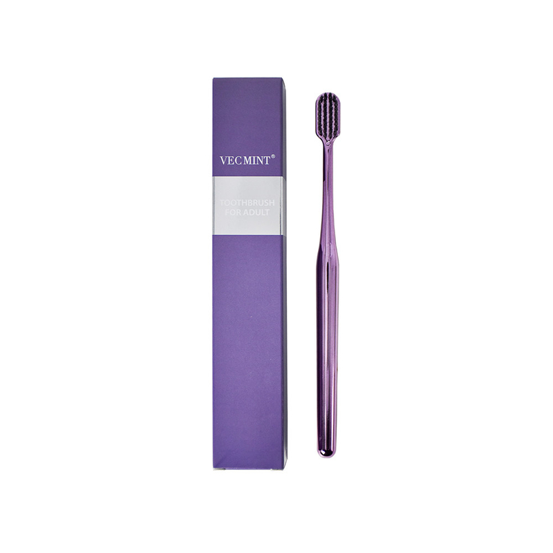 VECMINT purple High - End Adult Toothbrush: Exquisite Design for Superior Oral Hygiene, Perfect for Daily Use