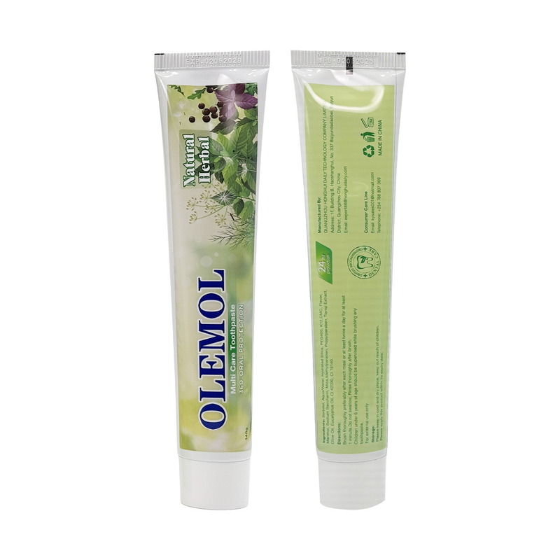 OLEMOL Multi White Toothpaste 90g - Max Whitening & Stain Removal Formula for Effective Teeth Brightening & Daily Oral Care