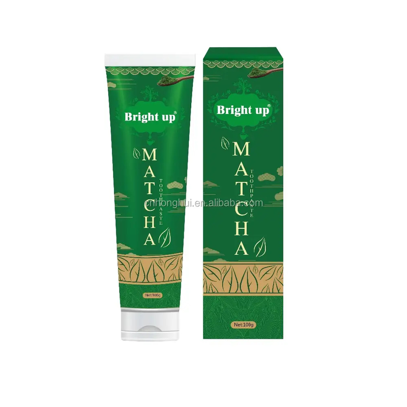 Say Hello to a Brighter Smile with Green Tea Flavor Teeth Whitening Toothpastes 130g Shelf Life 3 Years