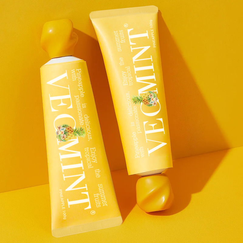 3 Years Shelf Life Fruity Toothpaste Made with Natural Ingredients No Artificial Colors