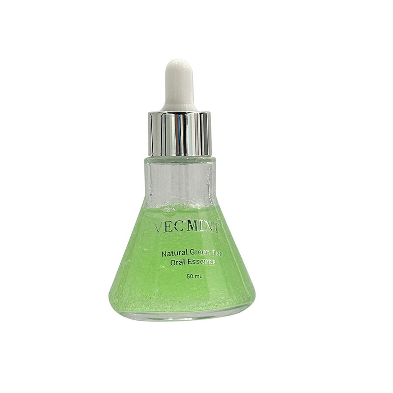 VECMINT Natural Green Tea Herbal Oral Essence - Oral Care Concentrate Serum for Daily Oral Hygiene 50ml Bulk Wholesale