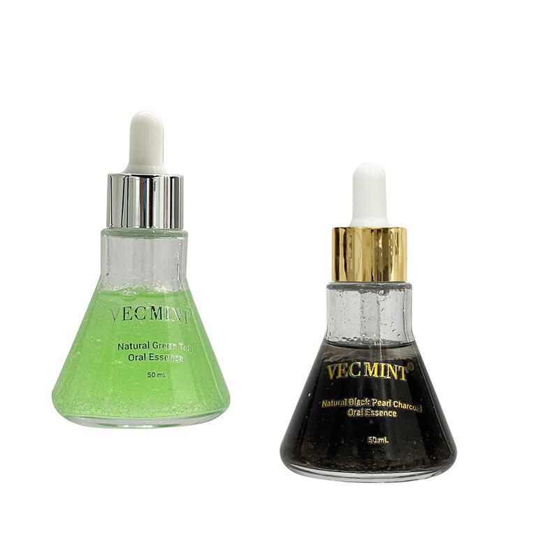 VECMINT Natural Green Tea Herbal Oral Essence - Oral Care Concentrate Serum for Daily Oral Hygiene 50ml Bulk Wholesale