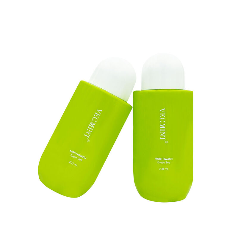 Chemical-Free Green Tea Mouthwash VECMINT - Natural Long-Lasting Fresh Oral Rinse (200ml)