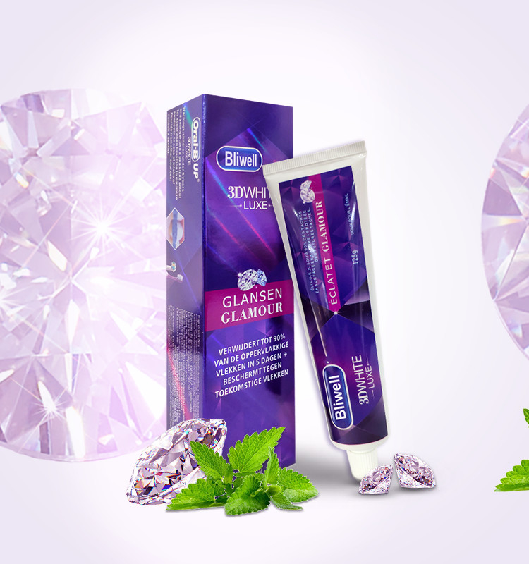 Enamel Safe Organic Radiant 3D White Toothpaste Mint Flavoured Toothpaste For Adults