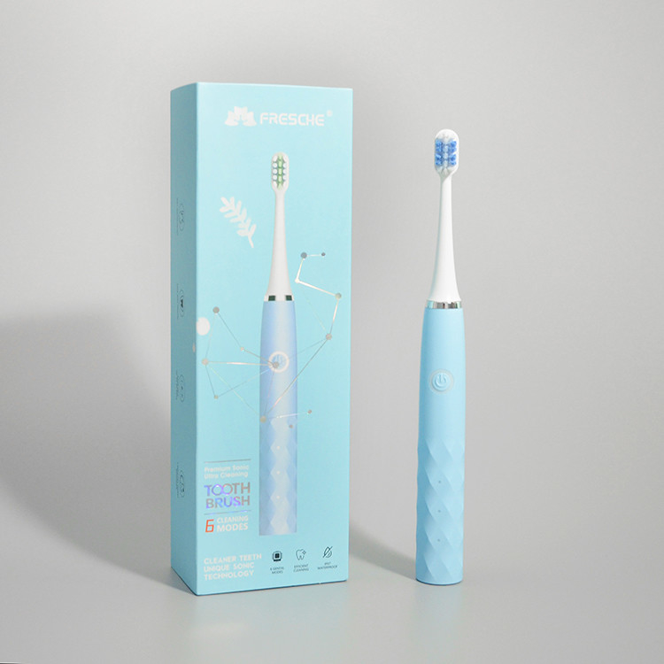 Travel Rechargeable Cordless Toothbrush 6 Mode Gum Care Electric Toothbrush IPX7
