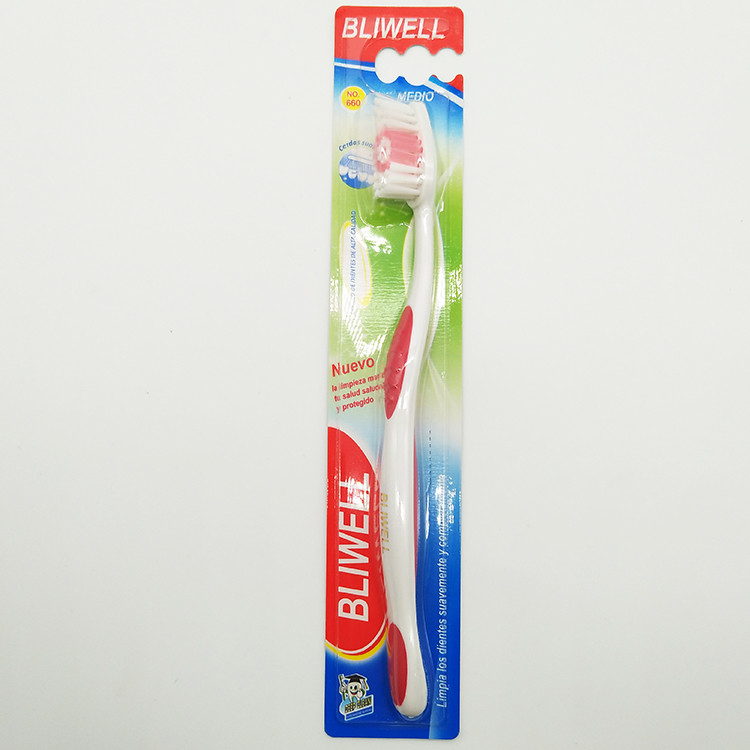 Wholesale OEM Eco Friendly Color Handle Plastic Oral Clean Soft Reusable Toothbrush
